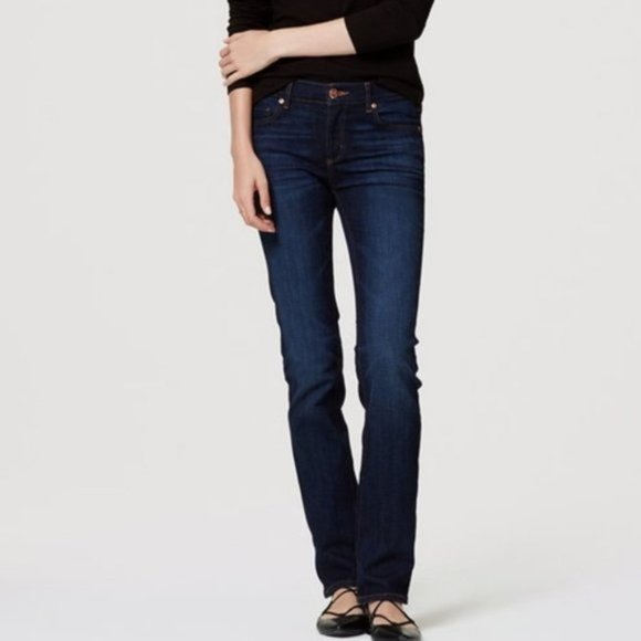 ann taylor modern straight jeans